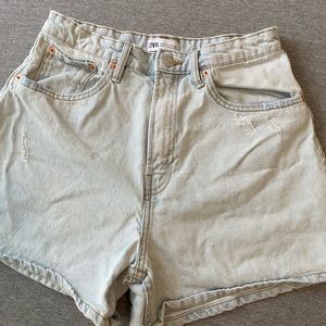Zara mom shorts